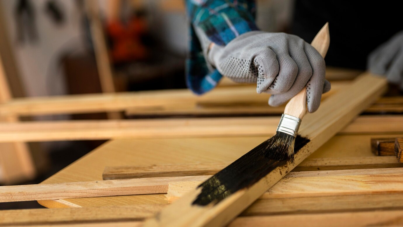 Wood staining